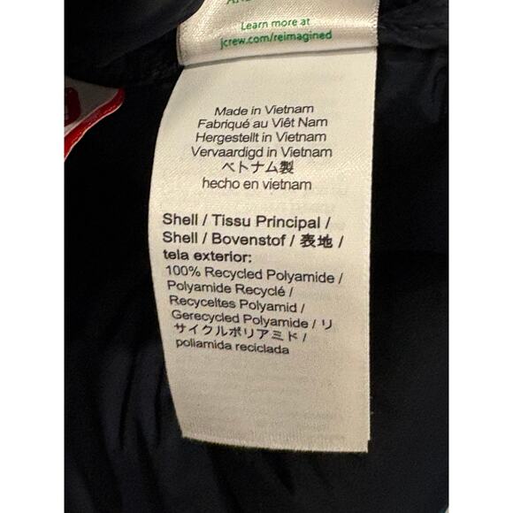 J Crew Quilted Puffer Vest Mens XL Primaloft RECENT 2023 Teal - Picture 6 of 9